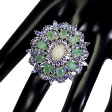 925 Sterlingsilber Ring Ovaler