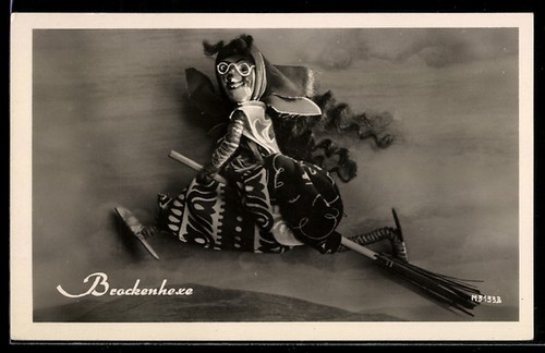 Ansichtskarte brocken puppe - brocken,,