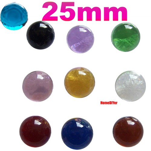25mm farbe kristallkugel - kristallkugel, bunt
