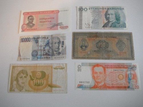 Alte geldscheine banknoten - alte,
