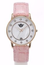 Farvahar Zarathustra Armbanduhr Damen Uhr Volks-Juwelier Zirkonia Rosa limitiert