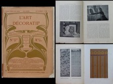 DIE DEKORATIVE KUNST APRIL 1900 - VALLOTTON, TAPETEN, PETER BEHRENS, BRUNO PAUL