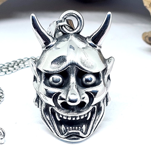 Hannya maske anhänger - hannya,