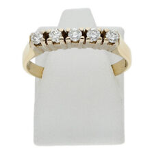 Diamant Brillant Ring 0,25 ct 750 Gold Gr 53 18 Karat Memory Schmuck R02.7316