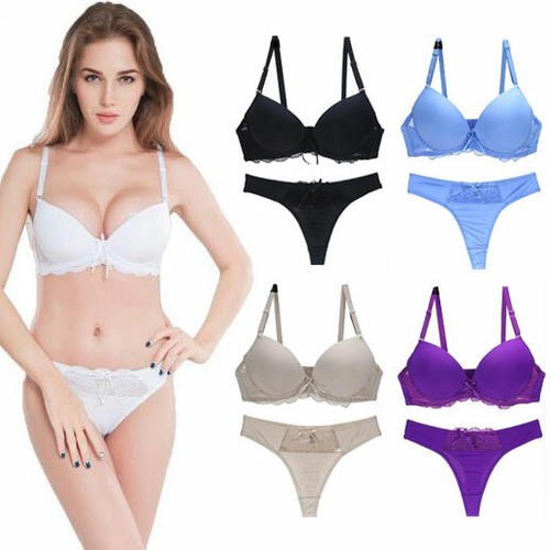 Damen set spitze push up - damen, v