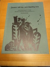 HAP Grieshaber 2 sign. Orig.-Holzschnitt in Festschrift M. Hannsmann Eremiten P.