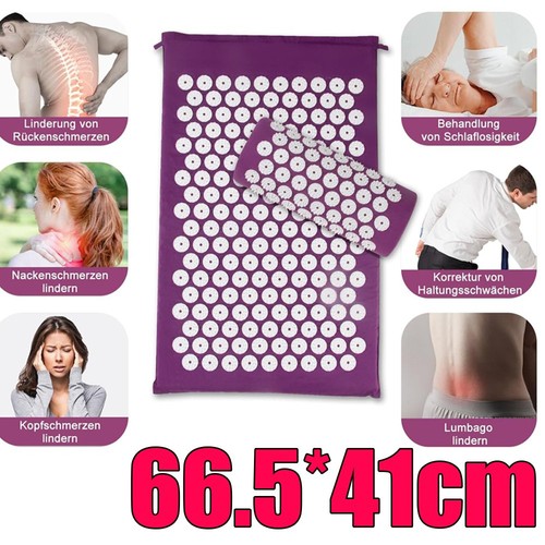 Akupressurmatte mit kissen - akupressurmatte,