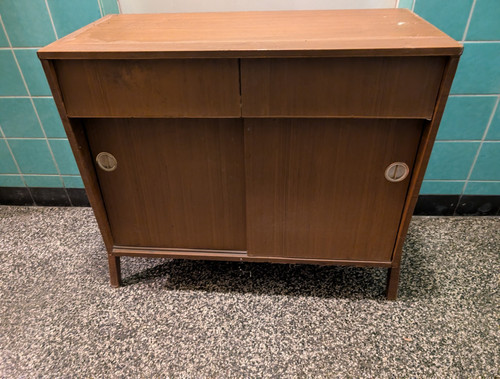 Holz kommode braun freistehend - kommode,