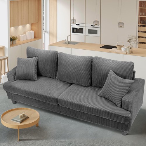 Cord sofa sitzer 221cm - sitzer,,