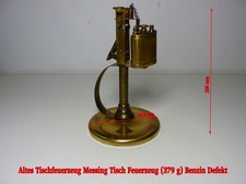 Altes Tischfeuerzeug Messing