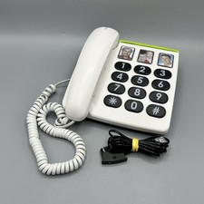 Doro PhoneEasy 331ph Weiß Schnurgebundenes Großtastentelefon, für Senioren, Neu✅