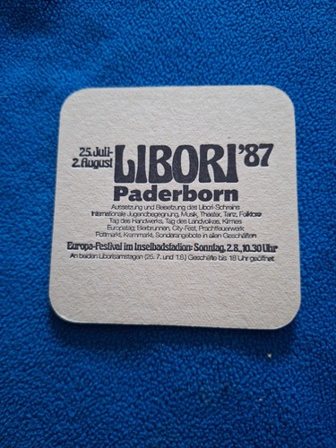 Bierdeckel 1987 libori - bierdeckel,
