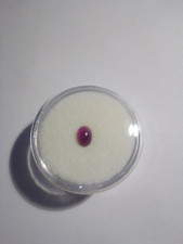 1 oval Rubin cabochon gek. in Thailand transl ca. 5,8x4,3 mm   ca. 0,61 ct