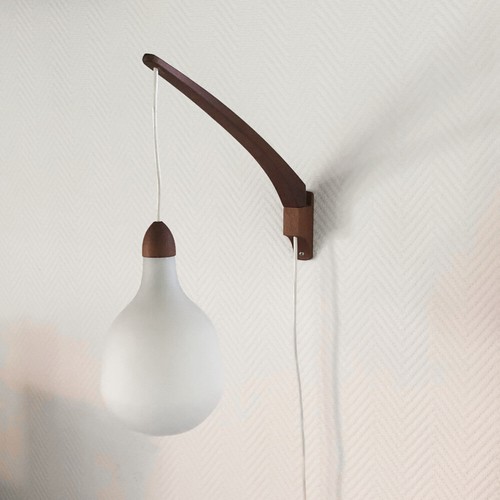 Teak wandlampe uno - wandlampe, &