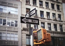 One-Way Street Signs, New York
