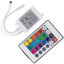 24 Tasten RGB Controller; Fernbedienung LED Streifen Band Stripe 12V 72W
