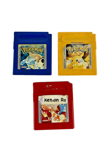 Pokemon gameboy spiele - set, rot