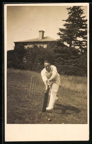 Foto cricket spieler mit - cricket-spieler,