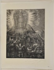 Ernst Fuchs/ Samson auf dem