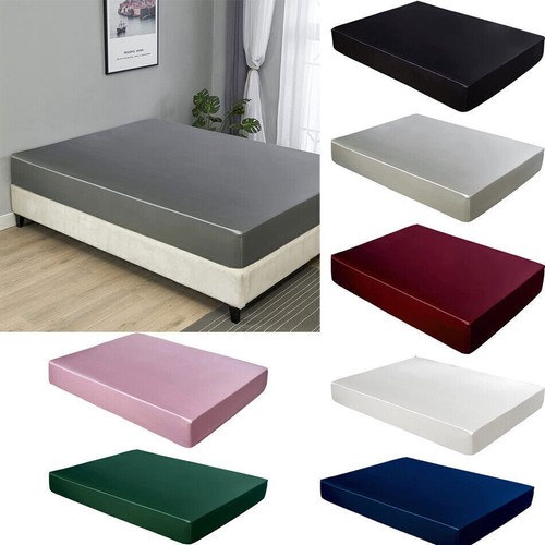 Neu satin spannbettlaken - satin,