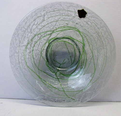 Schaumglas schale mit - schaumglas, grünem