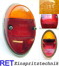 Rücklicht Rückleuchtenglas HELLA VW Käfer Bj 1962 mit Chromring & Schrauben