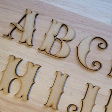 Holzbuchstaben groß MDF Cowboy Karneval Zirkus Schrift 10-60cm 3mm Schild Basteln