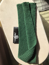schal selbstgestrickt - in Dunkelgrün