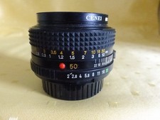 Minolta MD 50 mm 1:2 Objektiv
