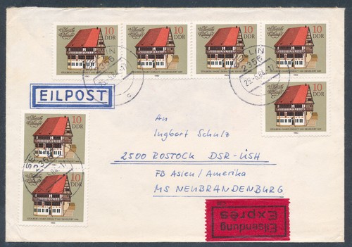 Ddr eilbote fernbrief mit - eilbote-fernbrief,