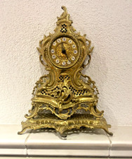 Kaminuhr schöne Kaminuhr Messing Vintage antikes Design