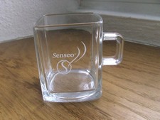 Kaffeetasse Glas Senseo - eckig