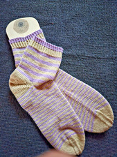 handgestr. Sneakersocken aus