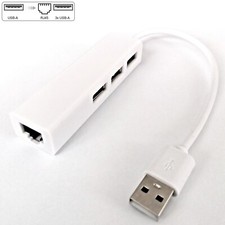 USB A auf 3x USB A und RJ45