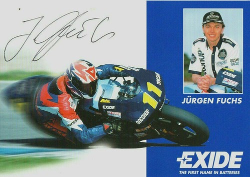 Autogramm jürgen fuchs - autogramm,