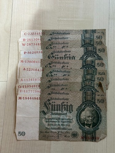 Deutsches reich mark 1933 - reich, 50