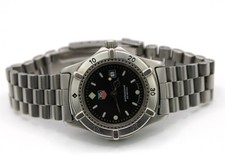 Tag Heuer professional 200M Uhr Damen Armbanduhr silber schwarz SMALL