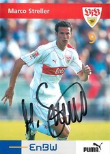 Marco Streller VfB Stuttgart Autogrammkarte 2004 Schweizer Stürmer