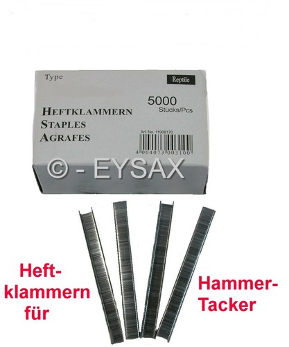 Heftklammern/Tackerklammern