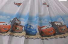 Kinderzimmer Gardine von Cars 4,00x2,10m mit Kräuselband+inkl.Gardinenröllchen.