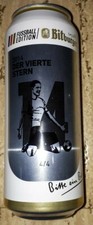 Bitburger Dose * Fussball Edition * MHD 06/19 * Ovp * Ohne Dellen * 2014 * 4/4 *