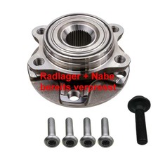 Radlager + Radnabe vorn
