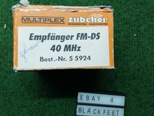 9 Kanal Doppelsuper 40 MHZ Empfänger von Multiplex