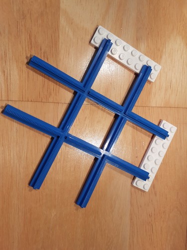 Lego blaue schienen kreuzung - blaue,