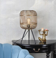 Metall Leuchte Voliere Tischleuchte Stehlampe Stehleuchte Tischlampe Fabrik Loft