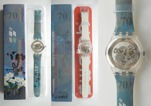 Swatch septante blue suz181 - blue,