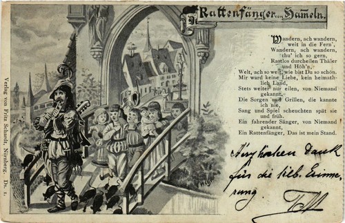 Cpa hameln rattenfanger - cpa,