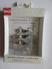 Busch 5521 Freileitungs System 3 Wandsteckdosen und 3 Leuchten unbenutzt OVP