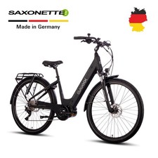 SAXONETTE E Bike 28 Zoll mit Mittelmotor Max 500W 90NM， 36V 14.5Ah Akku 120KM