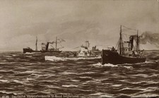 Ak Deutsche Vorpostenboote